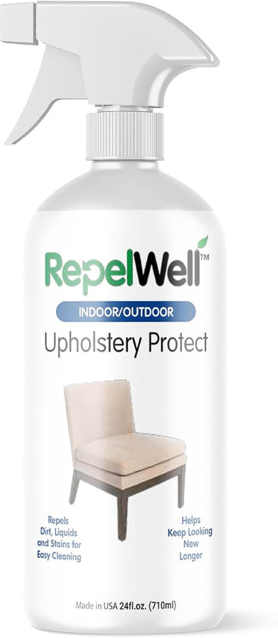 Eco-Friendly Upholstery Protection Spray - 24 Oz Non-Toxic, Pet-Safe Stain and Water Repellent for Fabric, Leather, and Suede - Long-Lasting Furniture Care Solution