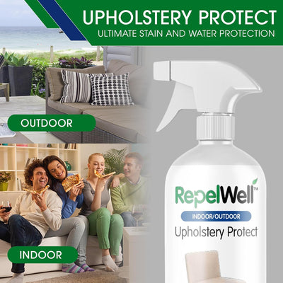 Eco-Friendly Upholstery Protection Spray - 24 Oz Non-Toxic, Pet-Safe Stain and Water Repellent for Fabric, Leather, and Suede - Long-Lasting Furniture Care Solution
