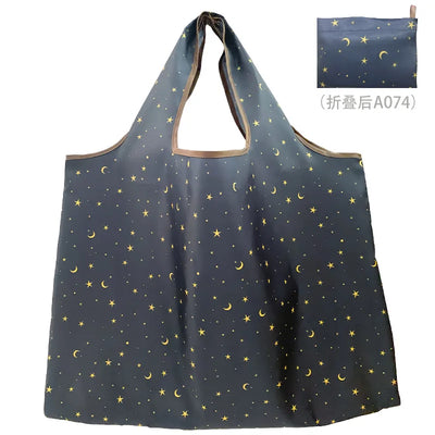 Thick Foldable Shopping Storage Bag Large Capacity Reusable Grocery Bag Eco Friendly Supermarket Waterproof Shoulder Bag 2022