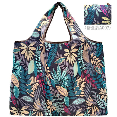 Thick Foldable Shopping Storage Bag Large Capacity Reusable Grocery Bag Eco Friendly Supermarket Waterproof Shoulder Bag 2022