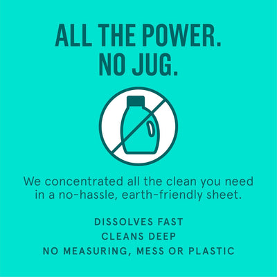 Powerful Laundry Detergent Sheets, 60 Count, Family Owned & Operated, Fresh Linen Scent, Biodegradable, Eco Friendly, Travel Laundry Detergent Sheets