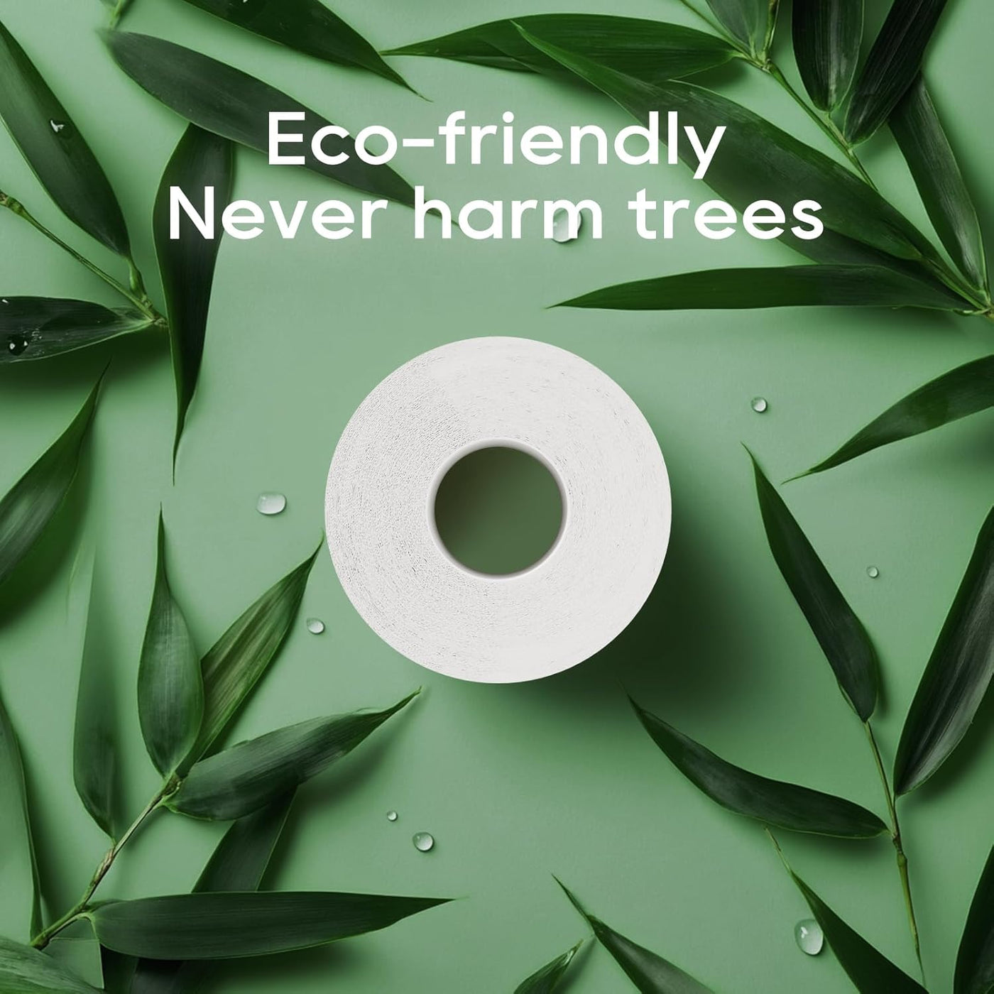 Bamboo Toilet Paper, Septic Safe Toilet Tissue, 24 Double Rolls, 320 Sheets per Roll, Tree Free, Non Toxic, 2 Ply, Soft and Absorbent, Eco Friendly Dye-Free Paper