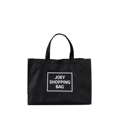 Black Foldable Supermarket Eco Shopper Bag Portable Grocery Storage Tote Large Capacity Waterproof Shoulder Shopping Handbags