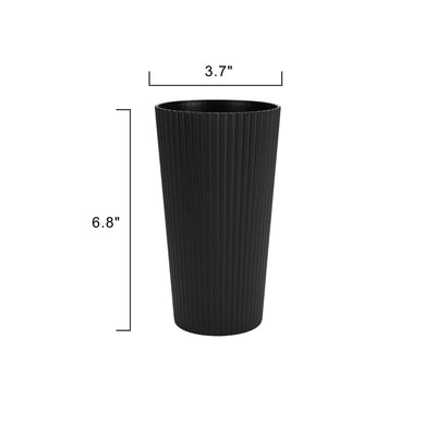 - Black Eco-Friendly Recycled Plastic Beverage Tumbler, 26-Ounce