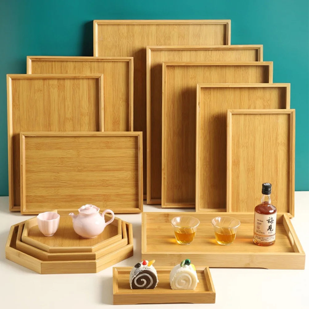 Kitchen Essentials Kitchen Utensils Set Cooking Utensils Set Rectangular Serving Tray Tableware Food Tray for Kitchen Party Tea Bar 33X22Cm