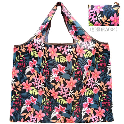 Thick Foldable Shopping Storage Bag Large Capacity Reusable Grocery Bag Eco Friendly Supermarket Waterproof Shoulder Bag 2022