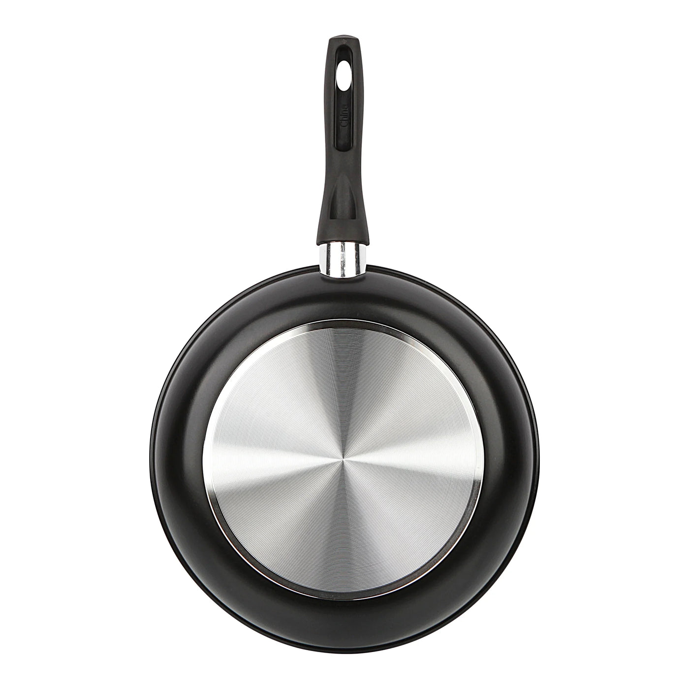 (4 Pack)  3-Piece Non-Stick Aluminum Skillet Set, Black