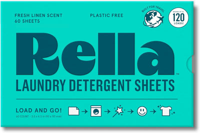 Powerful Laundry Detergent Sheets, 60 Count, Family Owned & Operated, Fresh Linen Scent, Biodegradable, Eco Friendly, Travel Laundry Detergent Sheets