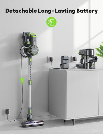 Voweek VC09 Stick Cordless Vacuum Cleaner with 240W & 3 Modes for Carpet, Floor, Home Cleaning
